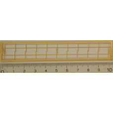 Zábradlí z L profilů, 2x 100 mm, N, Lepieš N013